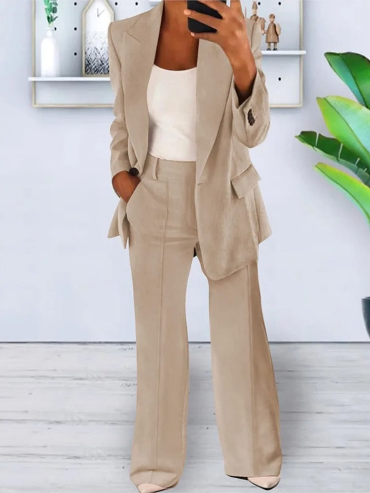 Lina | Women's Blazer Set With Elegant Pants